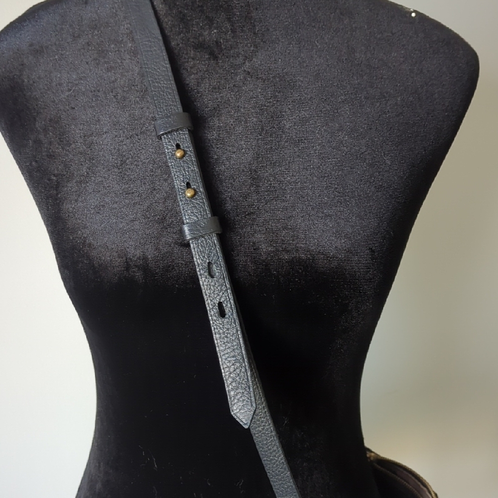 Madewell Small Transport Black Leather Tote Bag - Picture 3 of 4